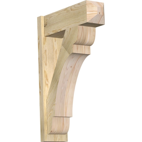 Ekena Millwork Olympic Rough Sawn Craftsman Outlooker, Douglas Fir, 8"W x 24"D x 36"H OUT08X24X36OLY04RDF - main